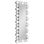 AGHES 24 X 62 INCH WALL MIRROR WITH LIGHTING SILVER - Image 3