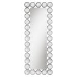 AGHES 24 X 62 INCH WALL MIRROR WITH LIGHTING SILVER - Image 4