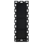 TAVIN 24 X 65 INCH GEOMETRIC FRAME STANDING MIRROR SILVER - Image 4