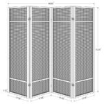 PEARCE 4-PANEL BAMBOO ROOM DIVIDER FOLDING SCREEN NATURAL - Image 6