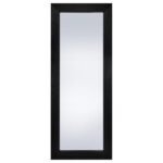 CADENCE TEMPERED GLASS FULL LENGTH STANDING MIRROR BLACK OAK - Image 3