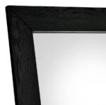 CADENCE TEMPERED GLASS FULL LENGTH STANDING MIRROR BLACK OAK - Image 5