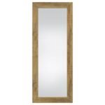 CADENCE TEMPERED GLASS FULL LENGTH STANDING MIRROR MANGO - Image 3