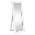 CADENCE TEMPERED GLASS FULL LENGTH MIRROR WHITE HIGH GLOSS