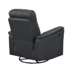 9620BLK-1 Swivel Glider Reclining Chair - Image 4
