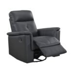 9620BLK-1 Swivel Glider Reclining Chair - Image 6