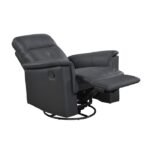 9620BLK-1 Swivel Glider Reclining Chair - Image 7