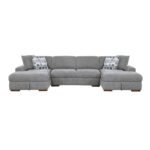 9624GY*3LCRC 3-Piece Sectional with Left and Right Chaise - Image 2