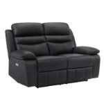9628BLK-2PW Power Double Reclining Love Seat - Image 2