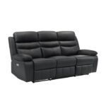 9628BLK-3PW Power Double Reclining Sofa - Image 2