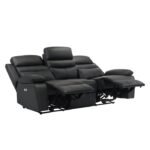 9628BLK-3PW Power Double Reclining Sofa - Image 4
