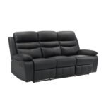 9628BLK-3 Double Reclining Sofa - Image 2