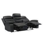 9628BLK-3 Double Reclining Sofa - Image 4