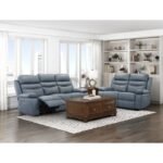 9628BUE-2PW Power Double Reclining Love Seat - Image 5