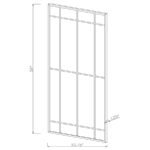 ANNETTA 24 X 52 INCH WINDOW PANE WALL MIRROR BLACK - Image 3