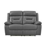 9629DGY-2PW Power Double Reclining Love Seat