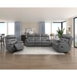9629DGY-3 Double Reclining Sofa - Image 6