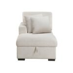 9630BE*3LC2R Sectional with Left Chaise, Pull-out Bed, Hidden Storages  and Shelves, Charging Ports - Image 8