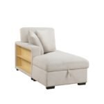9630BE*4LC2R Sectional with Left Chaise, Pull-out Bed, Hidden Storages and Shelves, Charging Ports - Image 6