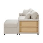 9630BE*22LRC Sectional with Right Chaise, Pull-out Bed, Hidden Storage and Shelves, Charging Ports - Image 4