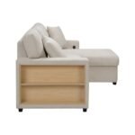 9630BE*22LRC Sectional with Right Chaise, Pull-out Bed, Hidden Storage and Shelves, Charging Ports - Image 3