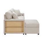 9630BE*2LC2R Sectional with Left Chaise, Pull-out Bed and Hidden Storage, Charging Ports - Image 3