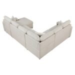 9630BE*42LRC Sectional with Right Chaise, Pull-out Bed, Hidden Storages and Shelves, Charging Ports - Image 4
