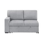 9630GY*42LRC Sectional with Right Chaise, Pull-out Bed, Hidden Storages and Shelves, Charging Ports - Image 7