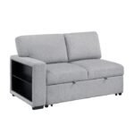 9630GY*42LRC Sectional with Right Chaise, Pull-out Bed, Hidden Storages and Shelves, Charging Ports - Image 8