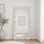PINO 34 X 68 INCH WOOD FRAMED FLOOR MIRROR WHITE - Image 2