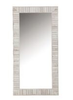 PINO 34 X 68 INCH WOOD FRAMED FLOOR MIRROR WHITE