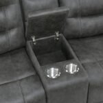 9634DGY-2 Double Reclining Love Seat with Center Console - Image 5