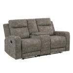 9635BR-2 Double Reclining Love Seat with Center Console - Image 2