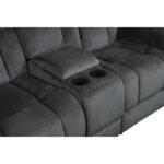 9636CC-2 Double Glider Reclining Love Seat with Center Console - Image 5