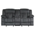 9636CC-2 Double Glider Reclining Love Seat with Center Console