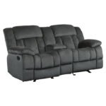 9636CC-2 Double Glider Reclining Love Seat with Center Console - Image 2