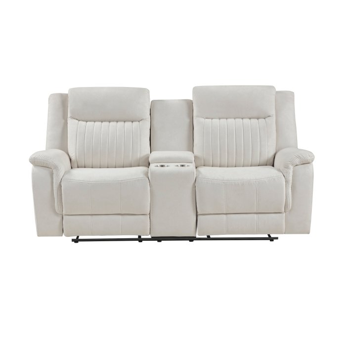 9646BE-2_noBG_front__l.jpg 9646BE-2 Double Reclining Love Seat with Center Console - Image 1