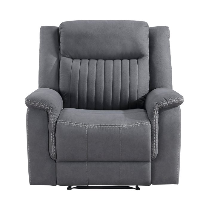 9646GY-1_noBG_f__l.jpg 9646GY-1 Reclining Chair - Image 1