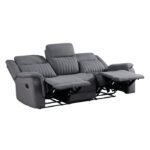 9646GY-3 Double Reclining Sofa - Image 4