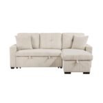 9649BE*SC 3-Piece Reversible Sectional with Pull-out Bed and Hidden Storage