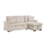 9649BE*SC 3-Piece Reversible Sectional with Pull-out Bed and Hidden Storage - Image 3
