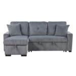 9649DG*SC 3-Piece Reversible Sectional with Pull-out Bed and Hidden Storage - Image 2