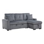 9649DG*SC 3-Piece Reversible Sectional with Pull-out Bed and Hidden Storage - Image 3