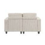9650NBE-2* Love Seat with Storage, Storage Pouches and Charging Ports - Image 4