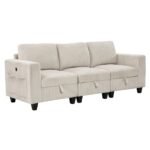 9650NBE-3* Sofa with Storage, Storage Pouches and Charging Ports - Image 2