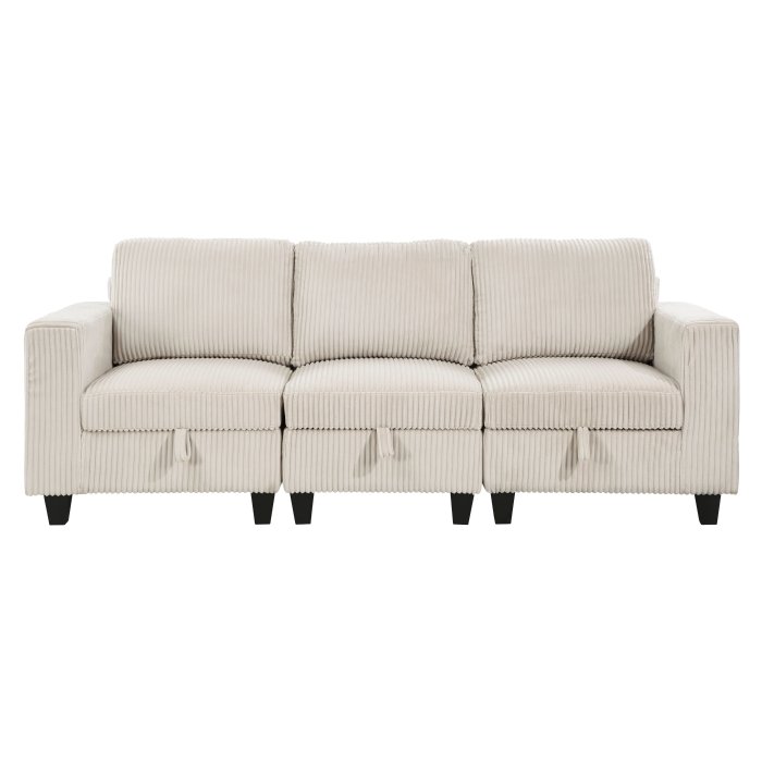 9650NBE-3_noBG___l.jpg 9650NBE-3* Sofa with Storage, Storage Pouches and Charging Ports - Image 1