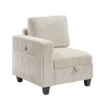 9650NBE-3* Sofa with Storage, Storage Pouches and Charging Ports - Image 5