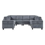 9650NDG*8SC 8-Piece Sectional with Storage, Storage Pouches and Charging Ports - Image 2
