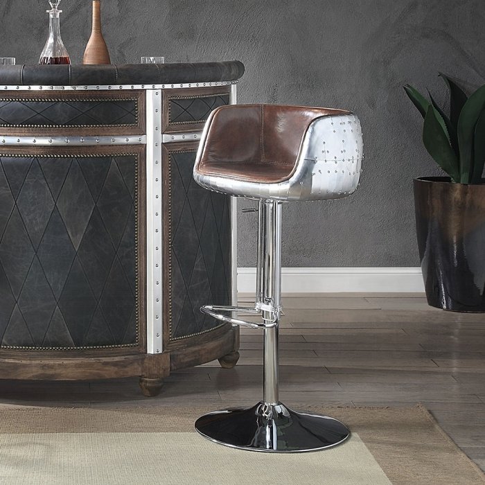 96555_1.jpg Brancaster Adjustable Stool W/Swivel - Image 1