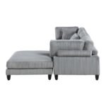9688GY*42CRACOT 4-Piece Modular Sectional with Ottoman - Image 4